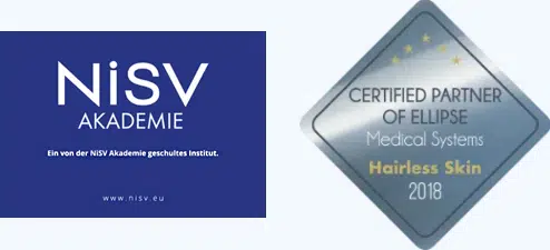 Laser Haarentfernung zertifiziert NiSV und Ellipse Düsseldorf